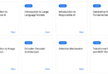 generative AI courses