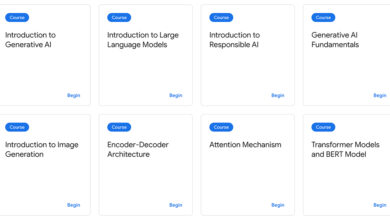 generative AI courses